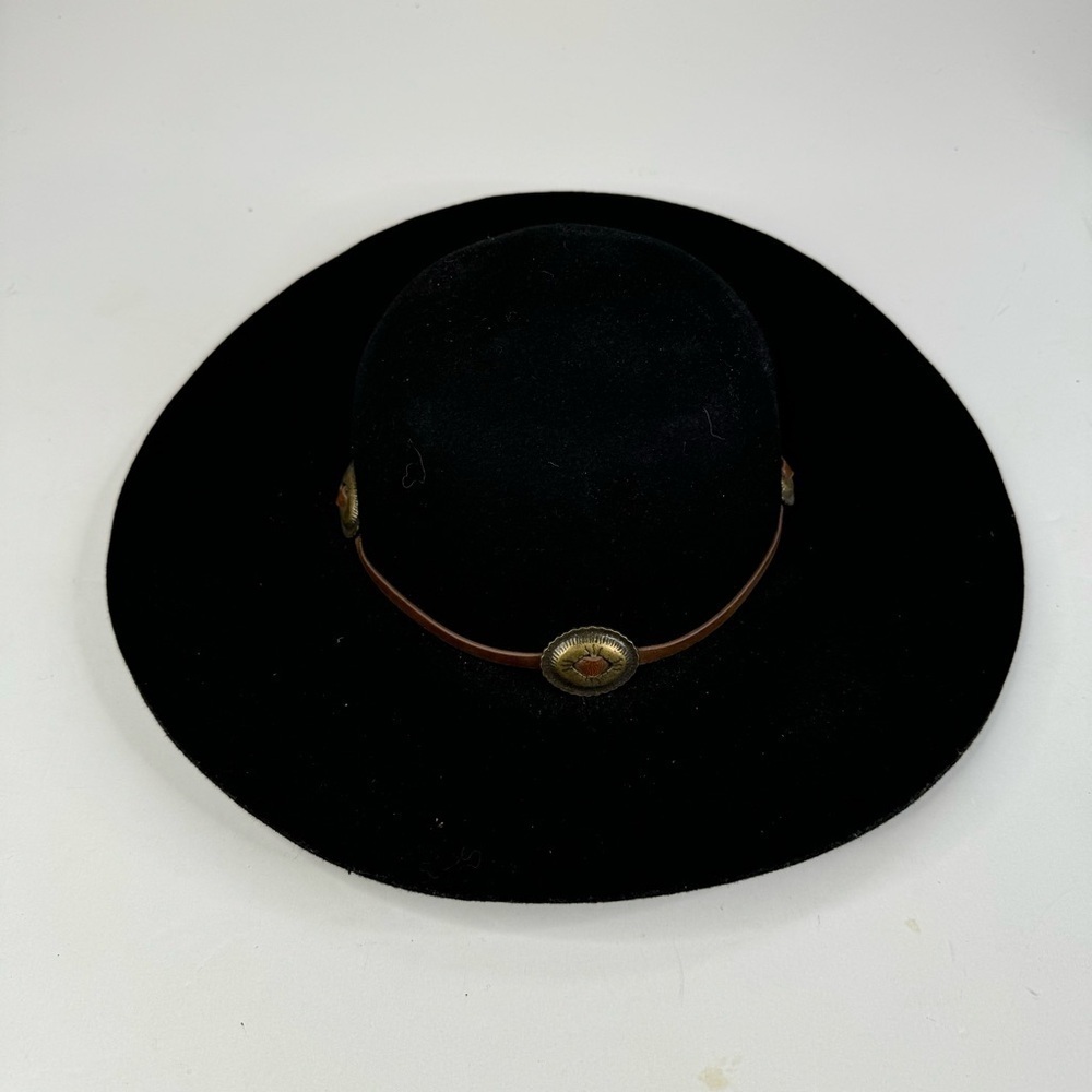 David & Young Western Style Black Wool‎ Hat